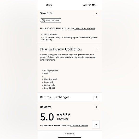 J CREW COLLECTION Sequin Panel Dress size 12 NWT - Picture 7 of 7